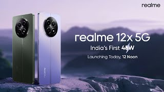 realme 12x 5G  Launching on 2nd April 12 Noon [upl. by Felecia]