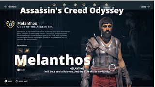 Assassins Creed Odyssey Melanthos Gods of the Aegean Sea Cultist At Sea [upl. by Sholem271]