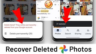 How to recover Deleted photos from Google photos  photos app se delete photo wapas kaise laye 2024 [upl. by Ettelliw]