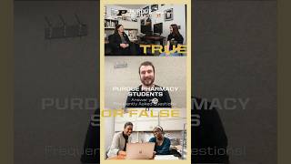 TrueFalse  Purdue PharmD Applications w Tyler Lengerich [upl. by Ramuk203]