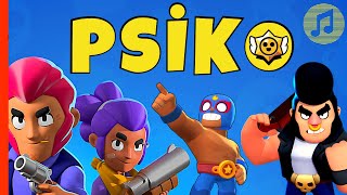 BRAWL STARS RAP ŞARKISI  PSİKO  TÜRKÇE RAP  TREND Psikopatım2021 [upl. by Dal172]