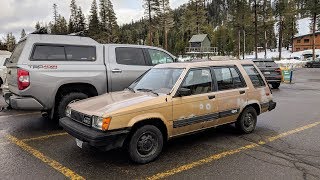 8286 Toyota Tercel SR5 4WD  Alpine Meadows CA [upl. by Carl]