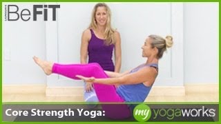 Core Strength Yoga Workout  MyYogaWorks Jesse Schein [upl. by Eelah]