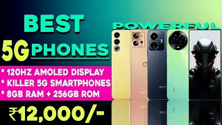 Best 5G Smartphone Under 12000 in 2024  120hZ sAmoled Display 8GB Ram  Best 5G phone under 12000 [upl. by Angid]