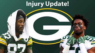 Packers Release Second Injury Report After Final Practice Vs Lions [upl. by Mara]