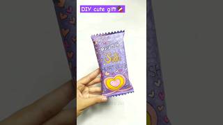 DIY cute gift🎀diy gift ideas for bestfriend shorts craftyjas youtubepartner youtubeshorts [upl. by Idou]