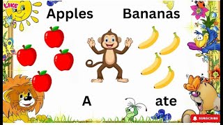 🍎🍌 Apples amp Bananas Song – Learn ABC Vowels in a Fun New Way 🎶✨ [upl. by Arobed441]