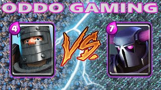 DARK PRINCE VS PEKKA  CLASH ROYALE BATTLE 176 [upl. by Tung]