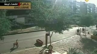 CCTV captures Iranian embassy explosion in Lebanon [upl. by Anitteb836]