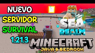 ⭐ NUEVO Servidor SURVIVAL No Premium 1213 Java y Bedrock 🌎 [upl. by Auqenaj845]