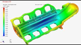 Moldex3D Warpage Simulation [upl. by Novello]