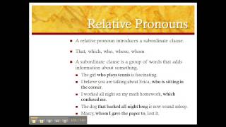 Indefinite amp Relative Pronouns [upl. by Ennaxxor]