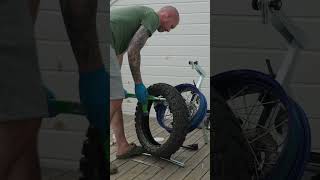 Rabaconda  Street Bike Tyre Changer adventure [upl. by Zawde85]