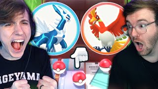 We Randomized Pokemon Brilliant Diamond Starters Then We Battle [upl. by Romulus]