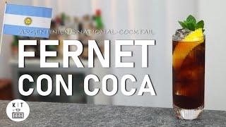 Fernet Con Coca Fernandito  Argentiniens NationalCocktail [upl. by Fulmis]