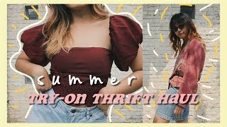 summer tryon thrift haul carousell pasar senendll  Indonesia [upl. by Harahs42]