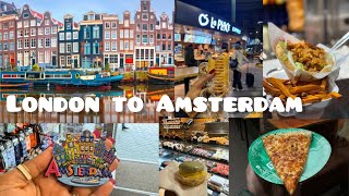 Vlog118  London to Amsterdam🇳🇱  লন্ডন থেকে অ্যামস্টারডাম যাওয়ার সম্পুর্ণ ডিটেইলস থাকবে এই ভ্লগে [upl. by Baxie665]