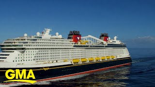 Disney CEO Bob Iger unveils new cruise ship [upl. by Allain916]