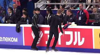 2018 Grand Prix Rostelecom Cup 1117 FP Practice 羽生結弦 Yuzuru Hanyu Fancam [upl. by Nilved584]