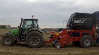 Dry bean harvester thresher  Double Master IV  Sweere [upl. by Saul93]