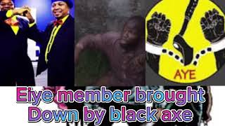 Eiye member brought down by black axe 🪓 confraternity in Lagos [upl. by Read]