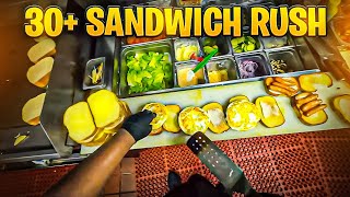 TICKET 30 SANDWICHES AND COOKING DAILY BASIS  POV COOKING [upl. by Idorb]