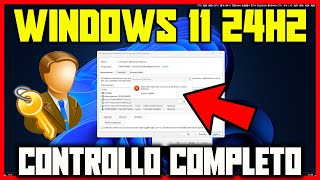 Come risolvere ACCESSO NEGATO e AVERE IL CONTROLLO COMPLETO DEL COMPUTER  Windows 11 24H2 [upl. by Nickie164]