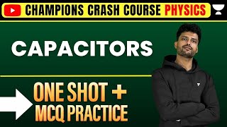 Capacitors One Shot 🔥  Top 100 MCQ  Day 513  NEET Physics  Prateek Jain [upl. by Hardi974]