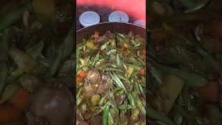 PORK LIVER AND CHICKEN LIVER RECIPE livingmybestlife youtubeshort filamcouple [upl. by Egdirdle]