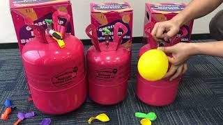 How to Use Balloon Time Helium Tank [upl. by Nilyaj291]