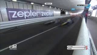 GP2 2016 Race 1 Circuit de Monaco Nicholas Latifi Crash [upl. by Asek]