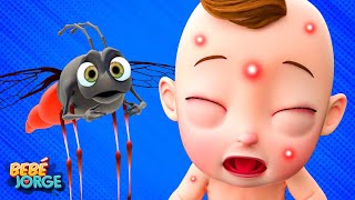 ¡Ay Me Picó un Mosquito  Canciones infantiles  Dibujos Animados  Bebé Jorge en Español [upl. by Ayidan948]