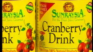 商品廣告 SUNRAYSIA 紅莓汁 Cranberry Drink [upl. by Horatius]