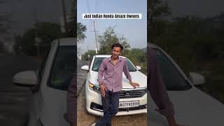 Indian Honda Amaze Owners hondaamaze hondacars carlover funnyshorts [upl. by Dodwell]