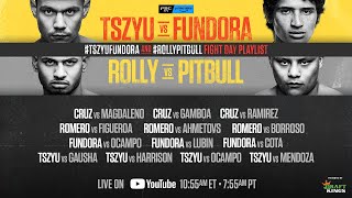 Fight Day Playlist Tszyu vs Fundora  Rolly vs Pitbull [upl. by Thgirw]