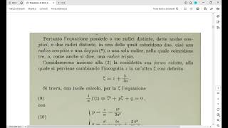 Equazioni di terzo e quarto grado  Prof Mauro Picone e Gaetano Fichera [upl. by Bodkin164]