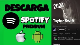 👹 COMO DESCARGAR SPOTIFY PREMIUM APK MEDIA FIRE 2024 [upl. by Marquita985]