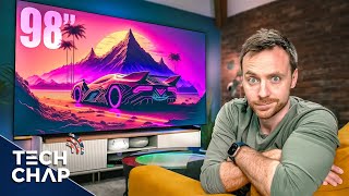 Guess how much this 98inch 4K TV is REVIEW [upl. by Eelyam69]