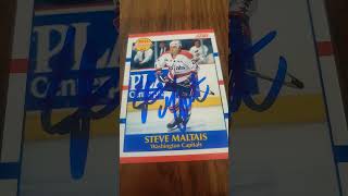 Steve maltais hockey autograph ttm moderndaybreakfastclub [upl. by Yna379]