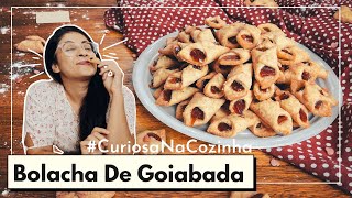 BOLACHA DE GOIABADA OU BELISCÃO DE GOIABADA  RECEITA SIMPLES E FÁCIL  curiosanacozinha [upl. by Amitaf]