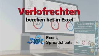 Verlofrechten  bereken het in Excel ✅ [upl. by Annav]