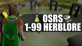 OSRS 199 Herblore Guide  Fast amp Cheap Routes [upl. by Buzzell885]