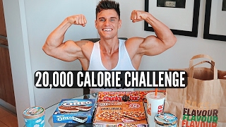 20000 CALORIE CHALLENGE  EPIC Cheat Day  Man VS Food [upl. by Airlie]