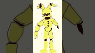 FNaF drawfnaffivenightsatfreddy fnafedit fnafsong song fnafshortsspringtrap live subscribe [upl. by Ahsiad]