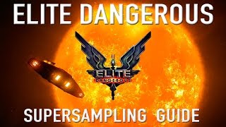 Elite Dangerous VR Supersampling Guide  NVIDIA 980Ti  HTC VIVE [upl. by Hekker]