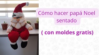 papá Noel sentado  con moldes [upl. by Curtis]