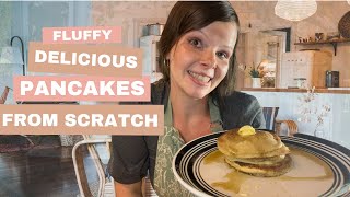 How to make Pancakes from Scratch [upl. by Cornwell]