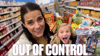 COMING HOME FROM VACATION GROCERY SHOPPING  BIG FAMILY GROCERY HAUL POST FAMILY TRAVEL [upl. by Amador]