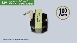 How to make inverter 12V To 220V From ATX Power Supply  Tutorial [upl. by Akeemahs128]