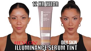 new REVLON ILLUMINANCE SERUM TINT REVIEW  12HR WEAR TEST oily skin  MagdalineJanet [upl. by Miranda]